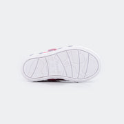 Tênis de Led Infantil Sneaker Luz com Velcro Pink.