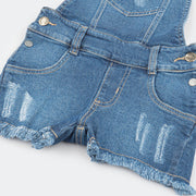 Jardineira Jeans Infantil Pampili - pampili