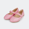Sapatilha Infantil Pampili Super Fofura com Velcro Verniz Rosado