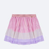Saia de Tule Pampili Camadas Degradê Colorido Claro