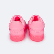 Tênis de Led Infantil Pampili Sneaker Luz Rosa Neon - traseira tênis rosa