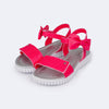Sandália Papete Infantil Candy com Laço Pink Maravilha