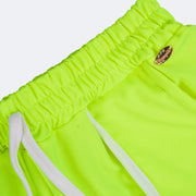 Short Infantil Pampili Gorgurão Amarelo Neon - short de elástico