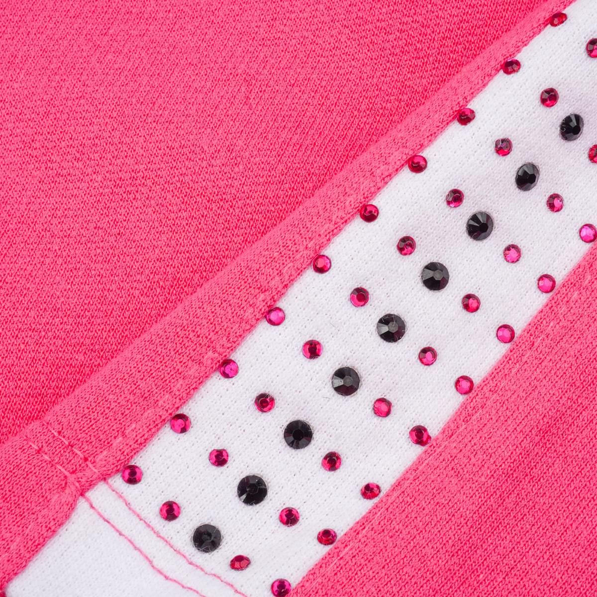 Short Infantil Pampili Lateral Strass Pink - aplicação strass