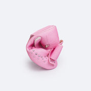 Sapato de Bebê Pampili Nina Momentos Especiais Glitter Strass Rosa Bale - sapato bebê flexionável
