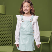 Camisa Infantil Infanti Renda Guippir Branca - frente camisa branca