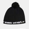Gorro Infantil Feminino Kind Heart Preto