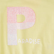 Camiseta T-Shirt Pampili Infantil Feminina Paradise Amarela.