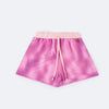 Short Feminino Pampili Tule Degradê Roxo e Rosa