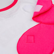 Pijama Infantil Cara de Criança Brilha no Escuro Fadina Branco Pink e Verde - 10 Anos - velcro para colocar asas