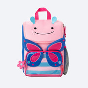 Mochila Escolar Skip Hop Zoo Borboleta Rosa e Azul - frente da mochila infantil escolar