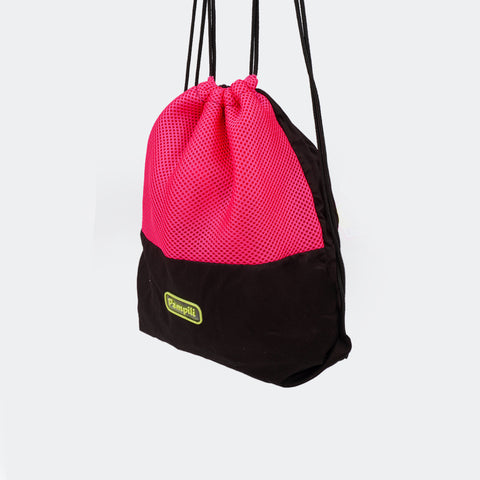 Chinelo Infantil Pampili Likes Love Pink e Preto - Ganhe Mochila Saco.