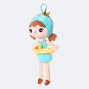 Boneca Metoo Jimbao Patinho Azul e Amarelo - frente da boneca infantil