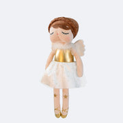 Boneca Metoo Angela Angel Bella Dourada e Branca - frente boneca infantil
