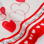 Conjunto Infantil Infanti Dog Love Vermelho - detalhe do barrado da saia