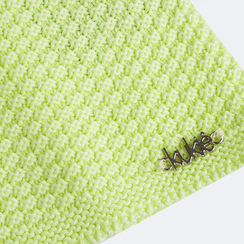 Cropped Infantil Kukiê Tricot Strass e Babados Verde Neon - metal da marca