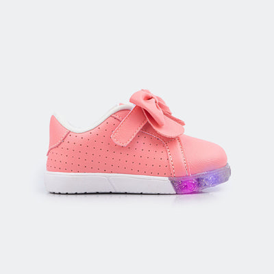 Tênis de Led Infantil Sneaker Luz Baby Fun Geranio.