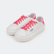 Tênis Feminino Tweenie #Play Branco e Pink.