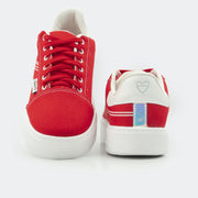 Tênis Feminino Tweenie #Play Lona Believe In Yourself Vermelho Peper.