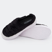 Tênis Mule Feminino Tweenie #Fun Snug Real Zone Pelúcia Preto.