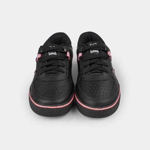 Tênis Feminino Tweenie #Fun Preto e Rosa.