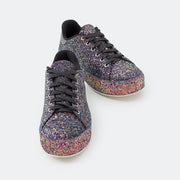 Tênis de Glitter Tweenie #Mix  Preto com Roxo.