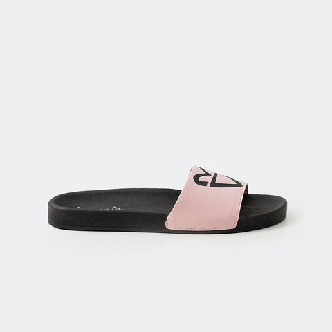 Chinelo Slide Feminino Tweenie #Glow Coração Rose.