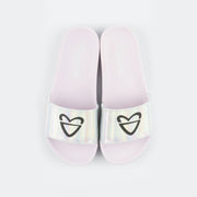 Chinelo Slide Tweenie #Glow Holográfico.