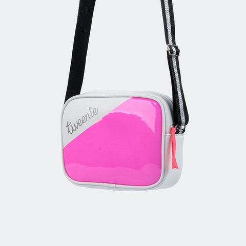 Bolsa Tiracolo Tweenie #Duda Bright Detalhe Pink.