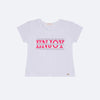 Camiseta Infantil Pampili Strass Enjoy Branca