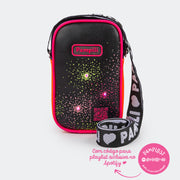 Bolsa Infantil com Led Feminina Pampilist Preta e Colorida.