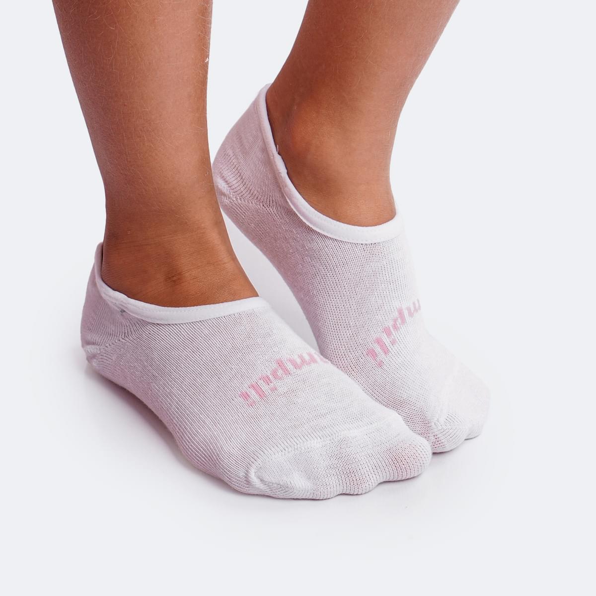 Meia Infantil Invisível Pampili Branca - meia infantil feminina