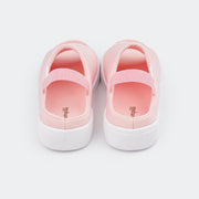 Sandália Infantil Charm Comfy Rosa Glace.