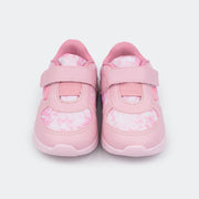 Tênis Infantil Flash Comfy Tie Dye Velcro Lilac Colorido.