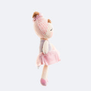Boneca Metoo Mini Angela Lai Ballet  Rosa - lateral da boneca de pano infantil