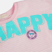 Conjunto Infantil Infanti Emoji Be Happy  - detalhe de estampa