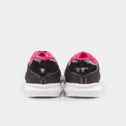 Tenis Infantil Pampili Snap Preto/Pink - pampili