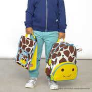 Lancheira Térmica Skip Hop Zoo Girafa Amarela e Azul - bolsa e lancheira escolar
