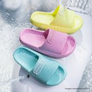 Chinelo Slide Infantil Pampili Likes Mini Puff Rosa.