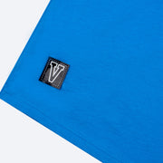 Vestido Infantil Vallen Malha Oversized Azul - etiqueta da marca