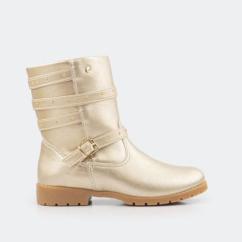 Bota Infantil Pampili Ivy Dourado - pampili