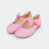 Sapato Infantil Feminino Pampili Angel com Laço Removível Rosa Bale Novo