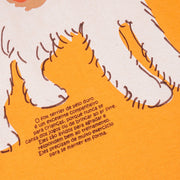 Pijama Infantil Cara de Criança Fox Terrier Amarelo e Branco - 4 a 8 Anos - escrita 