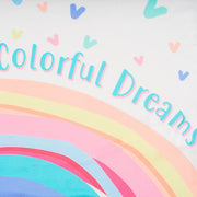 Camisola Kids Roupa de Dormir Mon Sucré Colorful Dreams Branca - escrita Colorful Dreams