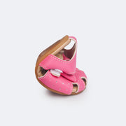 Sandália de Bebê Pampili Nana Laço e Nó Pink - sandália bebê flexível