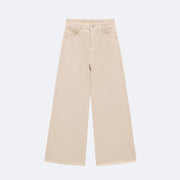 Calça Wide Leg Vic&Vicky Sarja Nude - calça infantil feminina