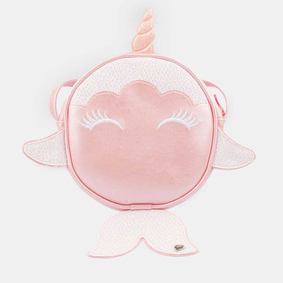 Bolsa Infantil Feminina Magic Narval Rosa Glacê - pampili