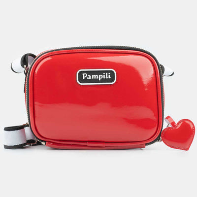 Bolsa Tiracolo Infantil Verniz Vermelho Peper - pampili