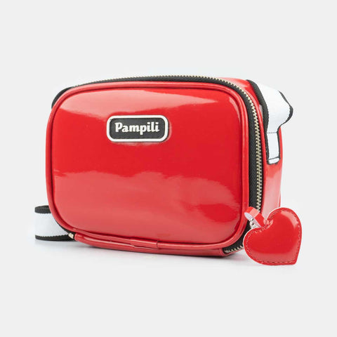 Bolsa Tiracolo Infantil Verniz Vermelho Peper - pampili