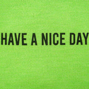 Blusa Infantil Vic&Vicky Moletom Have a Nice Day Verde Neon - blusa com estampa frontal
